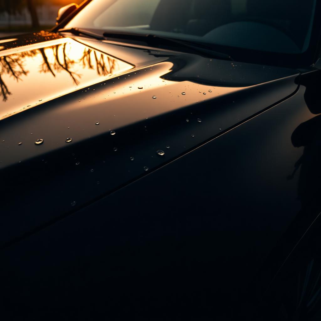 A polished vehicle after MR.WAX detailing